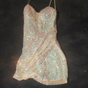 B Darlin Elegant White Dress